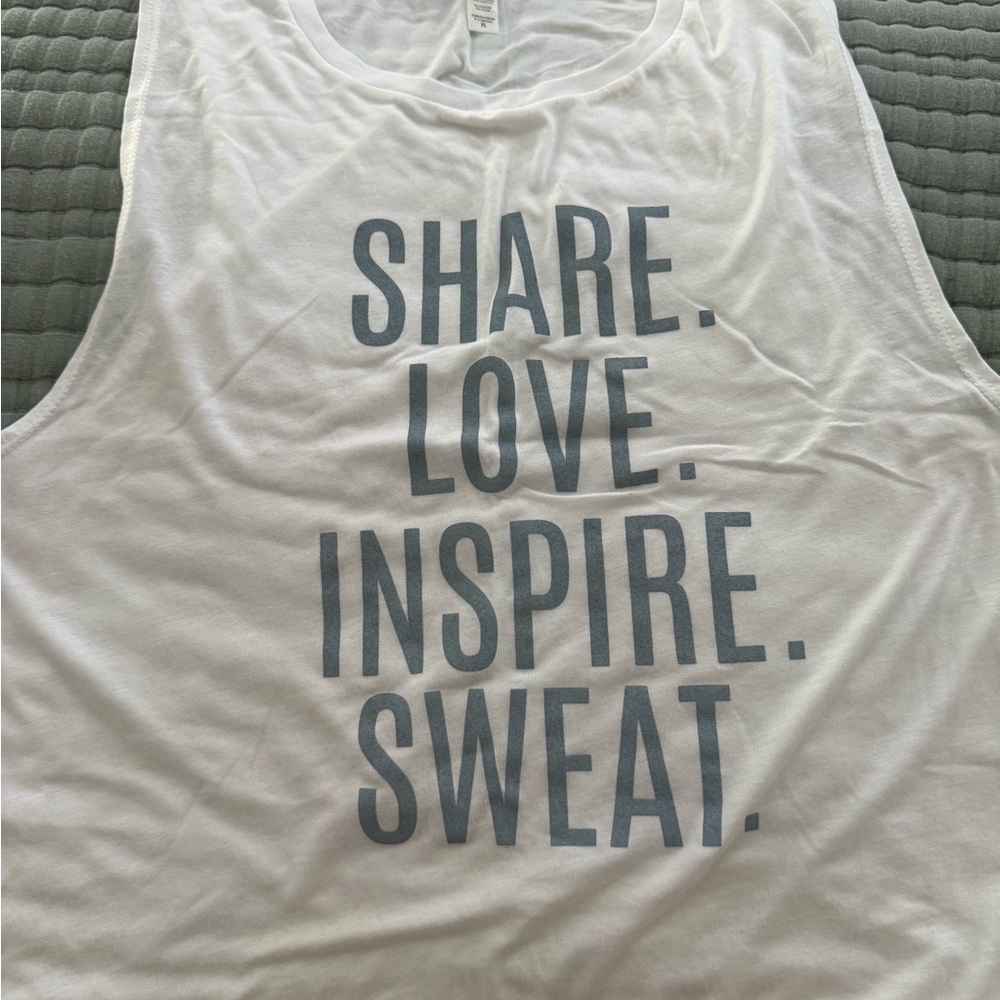 Bella White Tank Top
